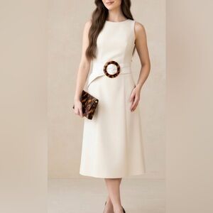 Lord & Taylor Round Tortoise Belt